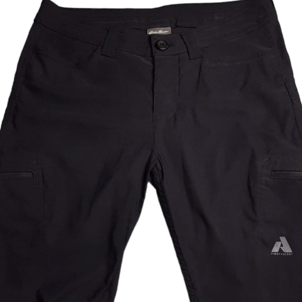 Eddie Bauer First Ascent Black Adventure Crop Pant SZ 2 - Picture 4 of 14
